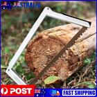 Folding Firewood Saw Bowsaw for Trimming Tree/Shrubs Wood/Camping (Silver)