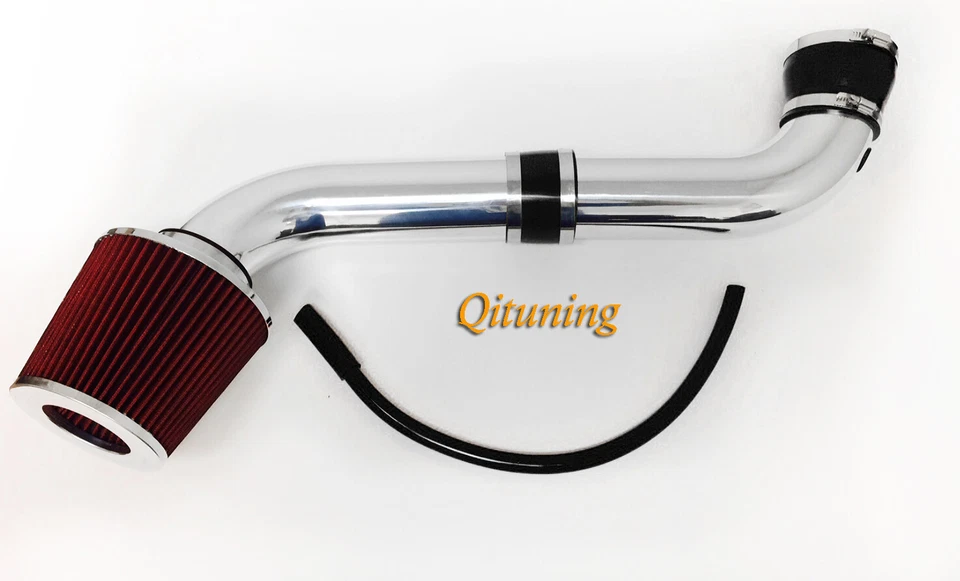 Black Red for 2pc. 2003-2010 Dodge Dakota 4.7L V8 Air Intake Kit - Imagem 1 de 1