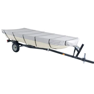 For Jon Boat 12ft-18ft L Beam Width Up To 75inch 210D Heavy Duty Boat Cover New - Picture 1 of 6