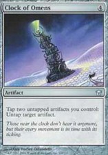 1x Clock of Omens NM, English MTG Fifth Dawn