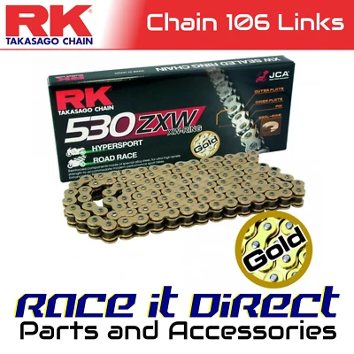 RK Chain for Suzuki GT550 1976-1977 Gold XW-Ring - Image 1 of 4