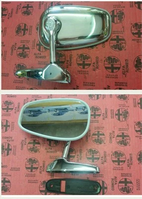 SPECCHIO RETROVISORE ALFA ROMEO GIULIA SPIDER GTJUNIOR ALFETTA 1750 2000 BERLINA - Imagen 1 de 2