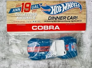 🔥Hot Wheels 19th Collectors National Shelby Cobra Dinner Car Manson Cheung Bag - Imagen 1 de 4