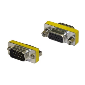 New 15 Pin VGA SVGA Female to Male Gender Changer Coupler Adapter wholesale lots - Picture 1 of 12