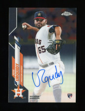 2020 Topps Chrome Jose Urquidy Auto Autograph RC Rookie ASTROS