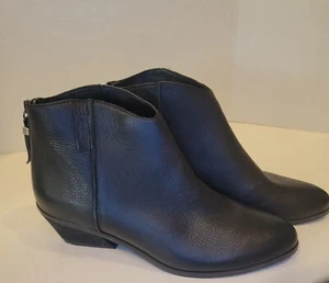 Dr. Scholls OG Collection Lucky One Women Ankle Boot  Size 9.5 Med Black Leather - Picture 1 of 14