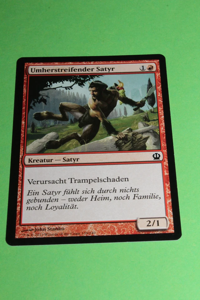 MTG Theros 1x Umherstreifender Satyr Common - Bild 1 von 1