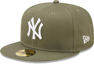 New York Yankees New Era 59Fifty League Essential Olive Baseball Cap