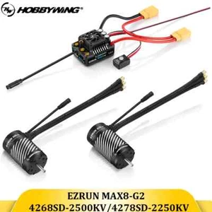 Motor sin escobillas HOBBYWING EZRUN MAX8 G2 160A ESC 4278SD 2250KV 4268SD 2500KV - Imagen 1 de 27
