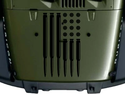 BULLET 美国国旗罩遮光乙烯基卡车贴花美国(适用于吉普牧马人) — 第 1/4 张图片