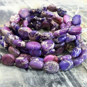 Natural Imperial Jasper,Oval, 10x8x4.5mm, Indigo Approx 39pce. - Picture 1 of 3