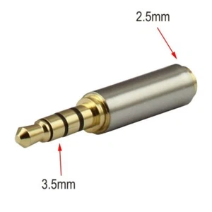 3.5mm Jack Adapter 3.5mm Male To 2.5mm Female Headphone Jack Adapter Converter - Picture 1 of 6