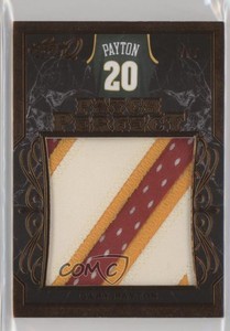 2017 Leaf Q Patch Perfect Bronze /7 Gary Payton #PP-13 Patch HOF