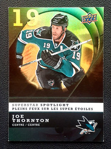 JOE THORNTON 2008-09 MCDONALD'S UPPER DECK SUPERSTAR SPOTLIGHT NO IS6      14122