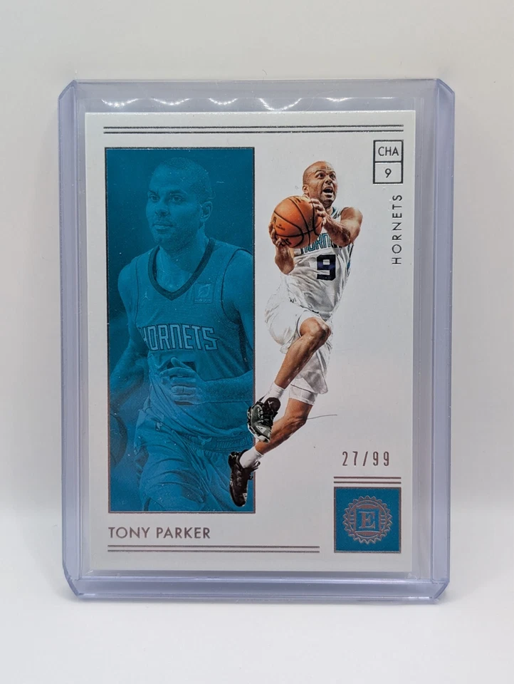 TONY PARKER 2018-19 PANINI ENCASED BASE SP #42 27/99 $20.00 RARE - Image 1 of 2