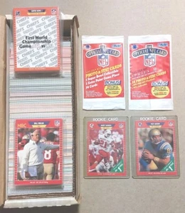 Pro Set 1989 Football Complete Set (561) w/Announcers (30) & Super Bowl (26) - Picture 1 of 2