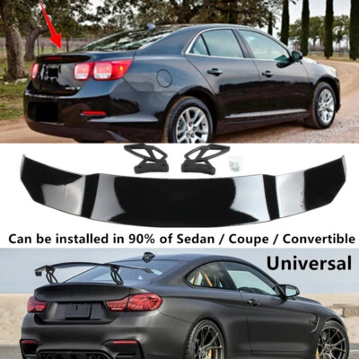 Universal Painted Fit For Chevrolet Malibu 2013-2015 Rear Trunk Spoiler Lip Wing Foto 1 de 4