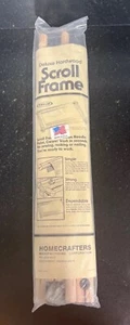 NOS Deluxe Hardwood Flex-Lap 12”x21”Scroll Frame Crewel Work / Needle Point USA - Picture 1 of 5