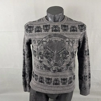 Suéter Marvel Wu-Tang Pantera Negra Logo Wakanda Feo Navidad Talla Mediana Adulto Foto 1 de 4