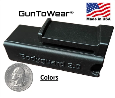 GUNTOWEAR S&W Bodyguard 2.0 Mag Holster Magazine Pouch IWB Conceal Carry. Made in USA
