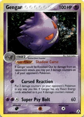 Gengar - 5/92 (Gym Challenge) Promo League & Championship Cards 005/092 LP - Image 1 of 2