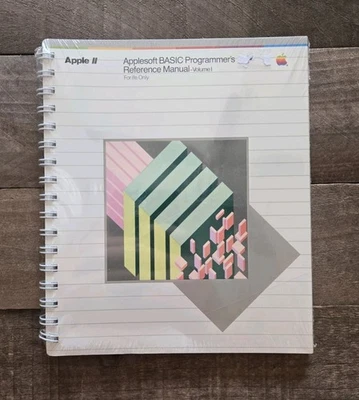 Manual de referencia Apple II de colección 1982 para Ile solo encuadernado en espiral - nuevo en plástico Foto 1 de 3
