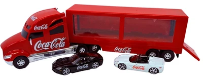 Coca-Cola Corvette Carrier 2005 con 2 autos fundidos a presión nuevo en caja edición limitada Foto 1 de 4