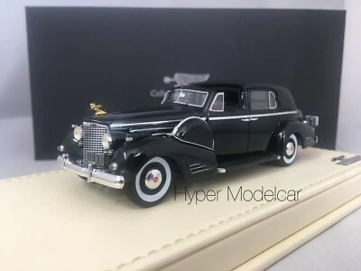 TRUESCALE 1/43 CADILLAC SERIES 90 V16 TOWN CAR 1938 BLACK ART.TSMCE154302 - Immagine 1 di 4
