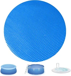8 Ft Bubble Solar Pool Covers Blankets for Round Inground Above Ground Circular - Picture 1 of 9