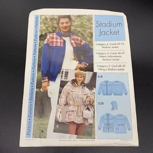 Vintage Sewing Step-by-Step Pattern Misses Miss Petite Stadium Jacket Sizes 4-22 - Picture 1 of 3