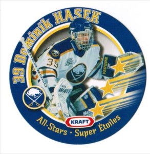 1995-96 Kraft Peanut Butter Discs Dominik Hasek Buffalo Sabres #NNO