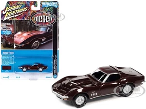 1969 CHEVROLET CORVETTE 427 GARNET RED 1/64 JOHNNY LIGHTNING JLMC031-JLSP291 A - Picture 1 of 2