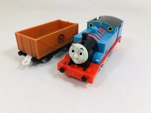 Thomas And Friends Trackmaster Thomas Motorized 2009 Tested Works W/ Cargo Car - Picture 1 of 16
