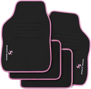 Set Di 4 Tappetini per Auto Universali Tappetini Antiscivolo per Macchina Protez - Foto 1 di 12