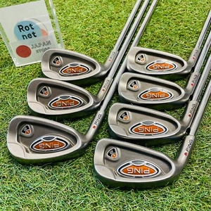 LH Ping i10 Iron Set 456789W 7Pcs Steel Shaft Regular Flex GOLF Mens Red dot - Picture 1 of 14