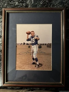 johnny unitas autograph photo - Picture 1 of 2