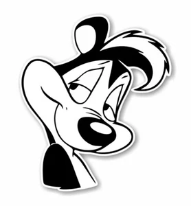 Pepe Le Pew Präzisionsschnitt Aufkleber - Bild 1 von 1