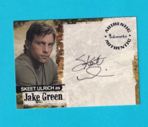 Jericho Season 1 Inkworks - 2007 Autographed Card  A1 Skeet Ulrich as Jake Green - Picture 1 of 2