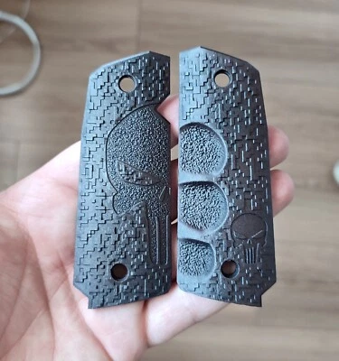 KIMBERS, SPRINGFIELDS, COLTS, & ALL 1911 CLONES Colt 1911 Asymmetrical Grips "RH" Punisher Full Size