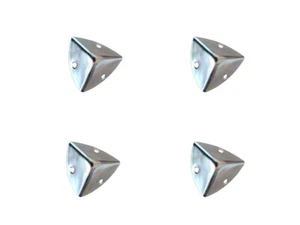 Kistenecken Kantenschutz Eckschutz Tischschutz verzinkt 36x36x36x1mm 4 Stück - Bild 1 von 3