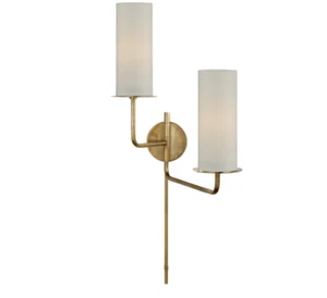 Visual Comfort Larabee 19-1/2" High Wall Sconce | Soft Brass | KS 2036SB-L - Picture 1 of 2