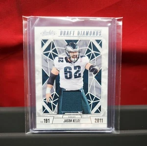 2024 Panini Absolute Jason Kelce Draft Diamonds Patch #DDJ-JKE Eagles - Picture 1 of 2