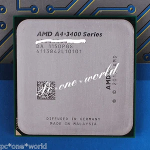 100% OK AD3400OJZ22HX AMD A4-Series A4-3400 2.7 GHz FM1 Dual-Core Processor CPU - Picture 1 of 1