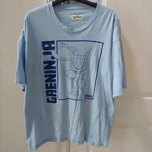Camiseta Pokemon Greninja Azul Algodón 3XL Algodón Hombre Anime - Imagen 1 de 4