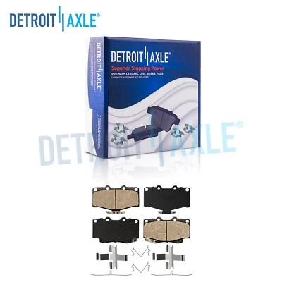 Front Ceramic Brake Pads w/ Hardware for 1990-1998 Toyota 4Runner Pickup Tacoma - Image 1 of 4