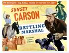 Battling Marshal Lobby Card Sunset Carson 1950 Old Movie Photo