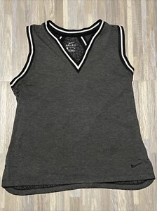 Nike Women's Knit Burnout Sleeveless Golf Polo ~ Small - Picture 1 of 3