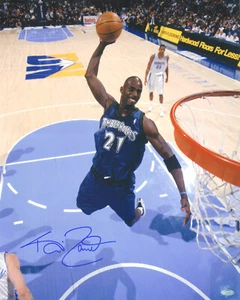 KEVIN GARNETT  SIGNED AUTOGRAPH BOSTON CELTICS 16x20 PHOTO STEINER COA 2 - Picture 1 of 1