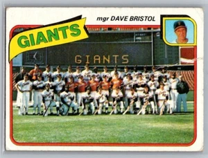 1980 Topps Giants Team Card - Picture 1 of 2