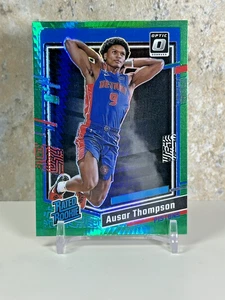 2023-24 Donruss Optic Ausar Thompson Rated Rookie | Pistoni | Green Prizm | RC - Foto 1 di 5